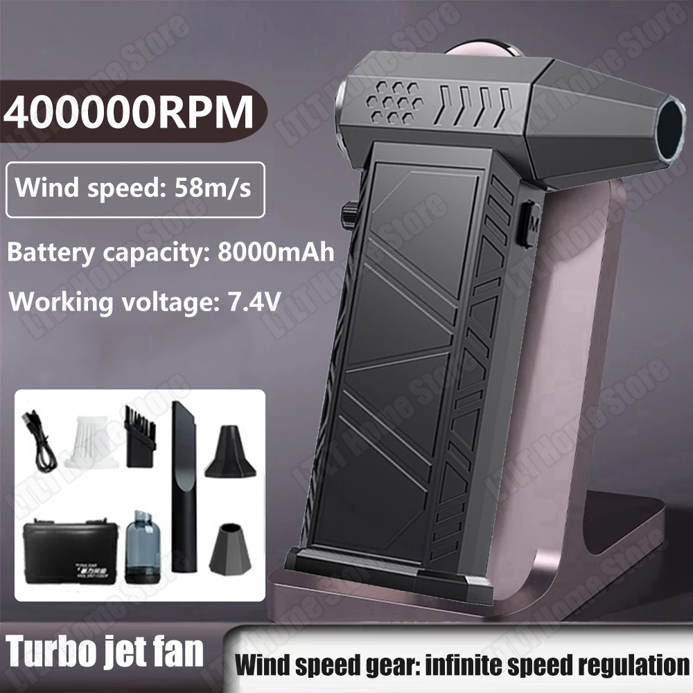 Турбовентилятор Мини-турбореактивный вентилятор Violent Turbofan USB Перезаряжаемый бесщеточный двигатель 400000 об/мин Высокоскоростной канальный вентилятор 58 м/с
Турбовентилятор Мини-турбореактивный вентилятор Violent Turbofan USB Перезаряжаемый бесщеточный двигатель 400000 об/мин Высокоскоростной канальный вентилятор 58 м/с