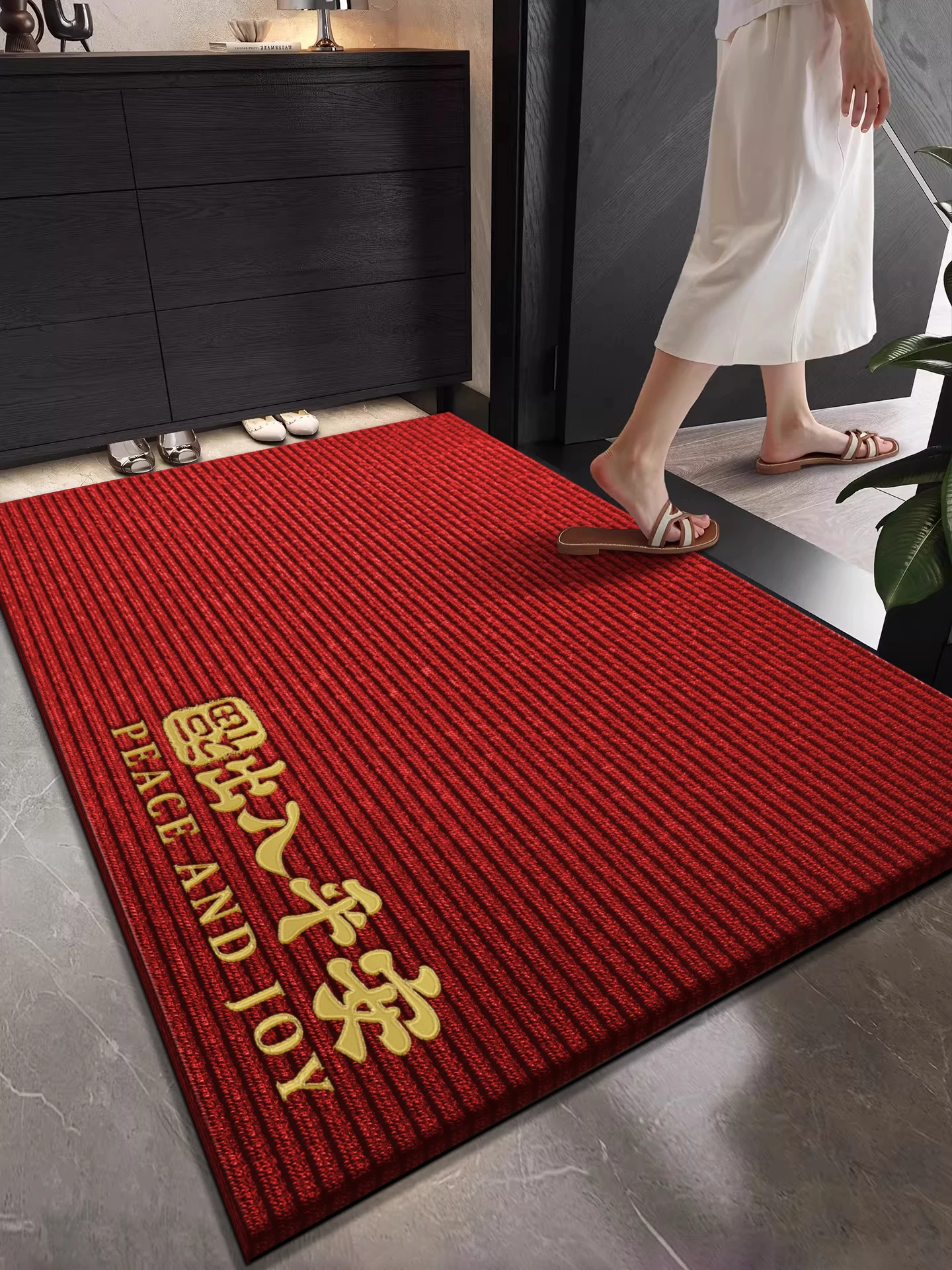 Red Entrance Door Mat Villa Front Door Outdoor Mat Home Dust Removal Anti-Slip No-Wash New Model Foot Pad Carpet
Red Entrance Door Mat Villa Front Door Outdoor Mat Home Dust Removal Anti-Slip No-Wash New Model Foot Pad Carpet
