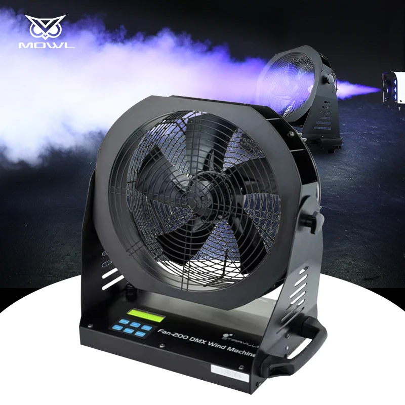 Stage Effect Equipment Black Electric DMX Fan for Professional Stages Events Show
Stage Effect Equipment Black Electric DMX Fan for Professional Stages Events Show