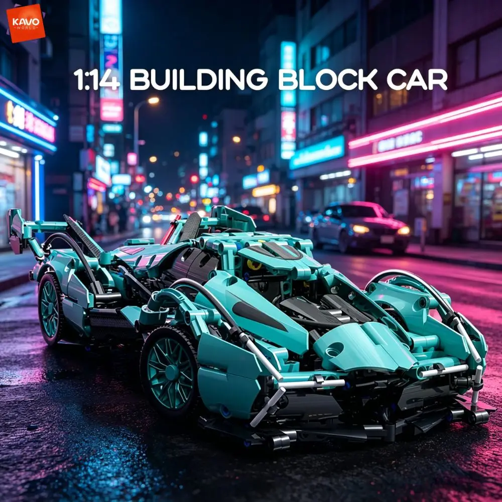 KAVOWORLD 1:14 Scale Creative Supercar Building Blocks 981PCS Sport Car Model DIY Assembly Educational Toys Ideal Gift for Teens
KAVOWORLD 1:14 Scale Creative Supercar Building Blocks 981PCS Sport Car Model DIY Assembly Educational Toys Ideal Gift for Teens