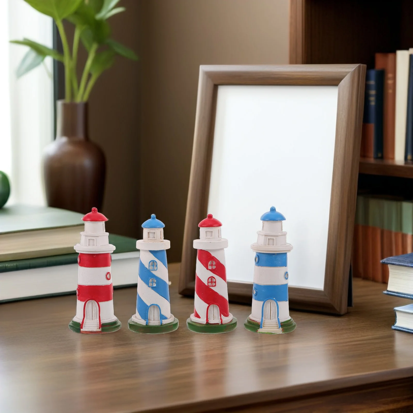 4Pcs Resin Lighthouse Statue Miniature Nautical Decor Coastal Home Office Garden Outdoor Shelf Decoration Nautical Tabletop
4Pcs Resin Lighthouse Statue Miniature Nautical Decor Coastal Home Office Garden Outdoor Shelf Decoration Nautical Tabletop