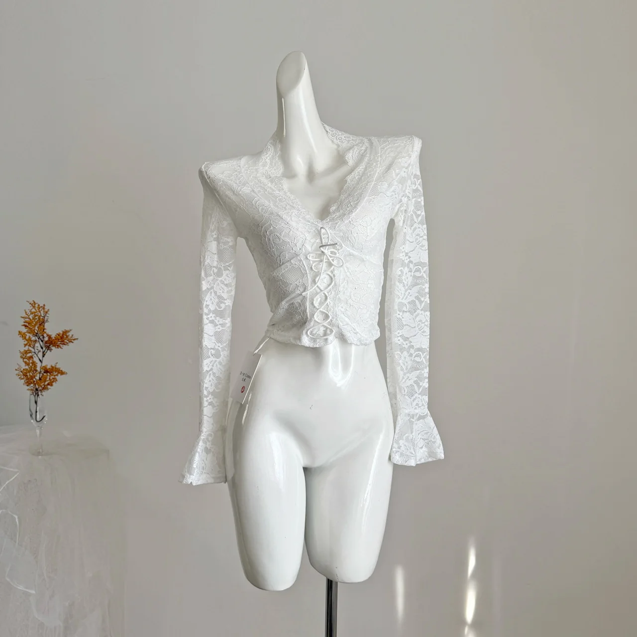 RAIN YAN LIN Модная сексуальная женская базовая блузка с V-образным вырезом и бретельками, новая весенняя модель с длинным рукавом, облегающий кружевной топ, универсальный стильный топ
RAIN YAN LIN Модная сексуальная женская базовая блузка с V-образным вырезом и бретельками, новая весенняя модель с длинным рукавом, облегающий кружевной топ, универсальный стильный топ