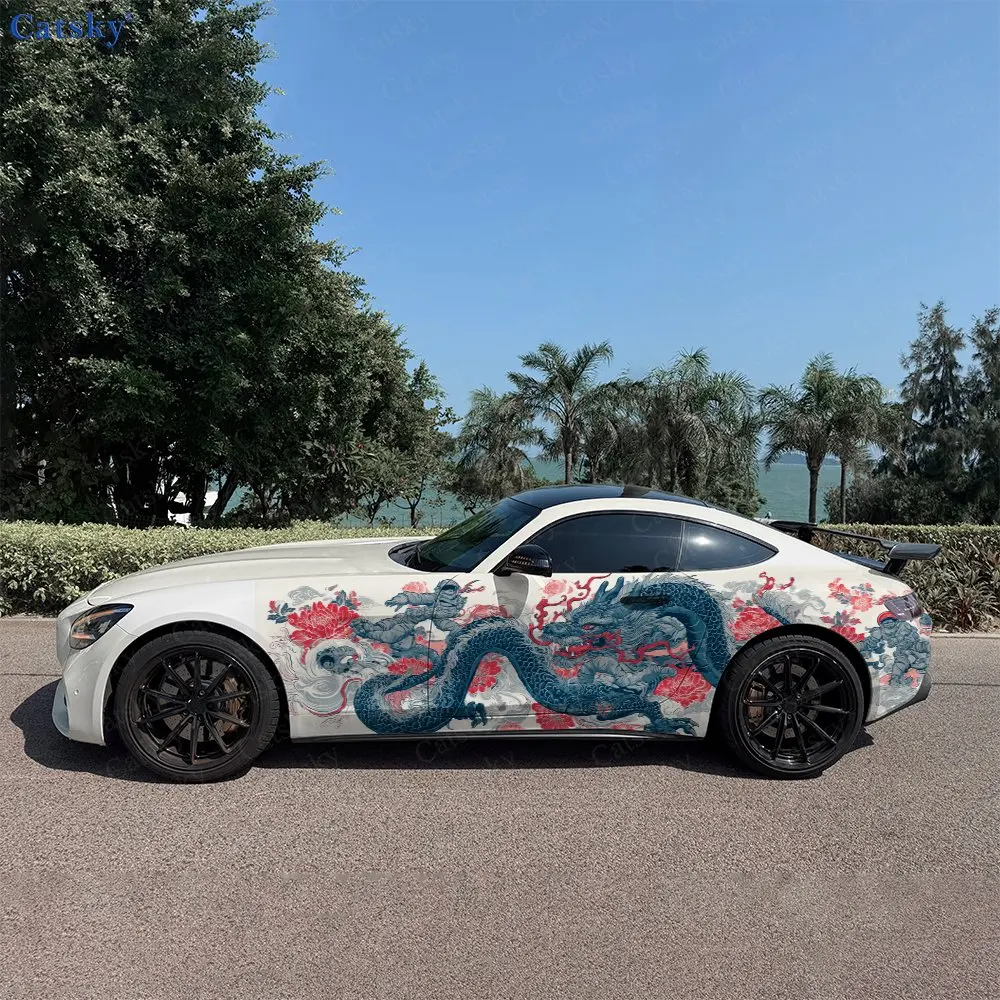 2pcs Dragon-Tiger Astronaut Shadow, Durable, Fade-resistant, Enhance Vehicle Aesthetics With Bold Artistic Design Car Vinyl Wrap
2pcs Dragon-Tiger Astronaut Shadow, Durable, Fade-resistant, Enhance Vehicle Aesthetics With Bold Artistic Design Car Vinyl Wrap