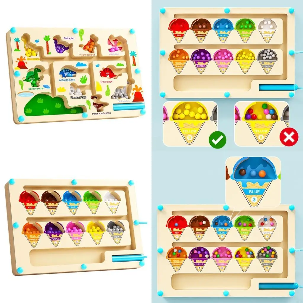 Counting & Color Sorting Game Toy Tracing Number Maze Counting Board
Counting & Color Sorting Game Toy Tracing Number Maze Counting Board