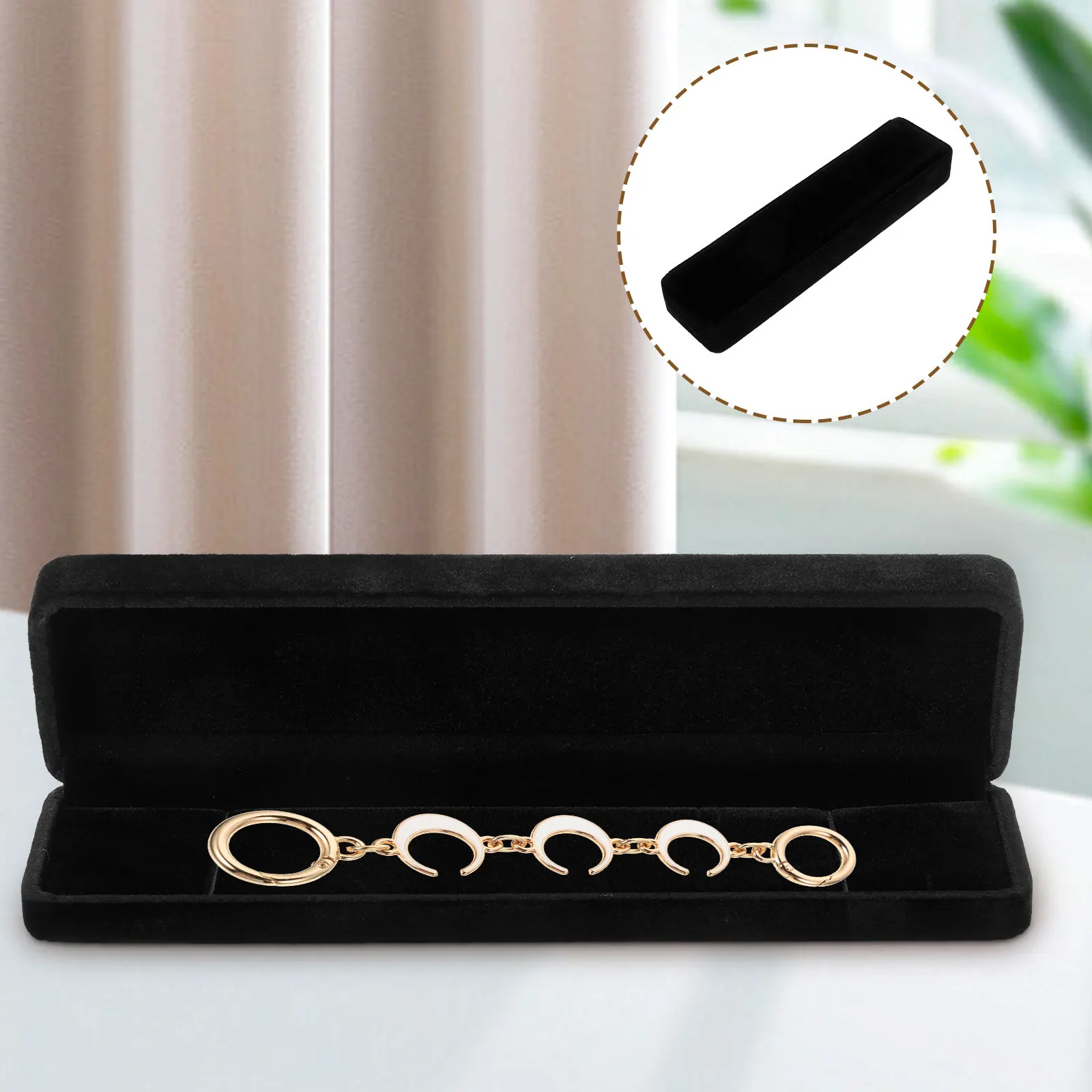 2Pcs Compact Necklace Box for Jewelry Storage and Gift Wrapping Stylish Black Design for Necklaces Bracelets Special Occasions
2Pcs Compact Necklace Box for Jewelry Storage and Gift Wrapping Stylish Black Design for Necklaces Bracelets Special Occasions