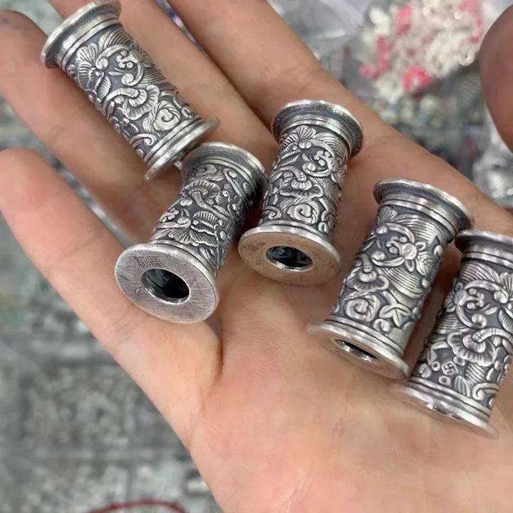 925 Sterling Silver Concave Bucket Beads 26.7mm Handmade Barrel Spacer Beads DIY Jewelry Making Women Men Bracelets
925 Sterling Silver Concave Bucket Beads 26.7mm Handmade Barrel Spacer Beads DIY Jewelry Making Women Men Bracelets
