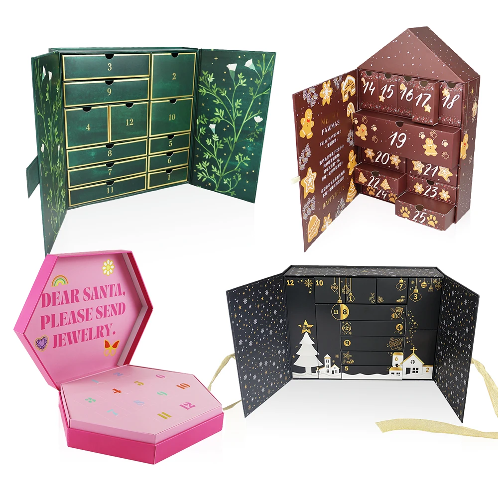 Настройка. Роскошный цветной логотип с 24 ящиками, двойные коробки, упаковка для духов, рождественский подарок, коробка для адвент-календаря для C 
Настройка. Роскошный цветной логотип с 24 ящиками, двойные коробки, упаковка для духов, рождественский подарок, коробка для адвент-календаря для C