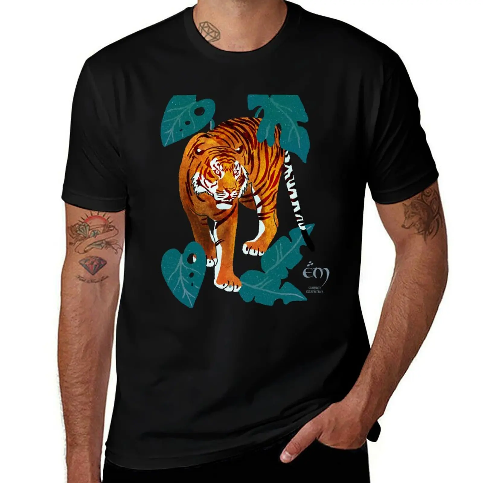 Футболка TIGERS, TIGERS, мужские хлопковые футболки, футболка с индивидуальным принтом
Футболка TIGERS, TIGERS, мужские хлопковые футболки, футболка с индивидуальным принтом