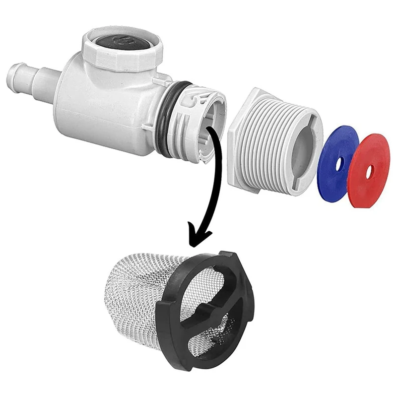 6Pcs Premium 6-504-00 Universal Wall Fitting And Quick Disconnect Filter Screen Exact Fit For Zodiac Pool Cleaners Accessories
6Pcs Premium 6-504-00 Universal Wall Fitting And Quick Disconnect Filter Screen Exact Fit For Zodiac Pool Cleaners Accessories