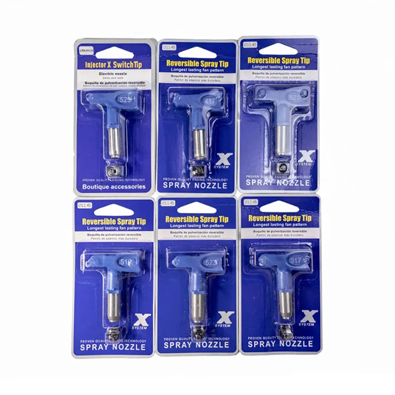 Airless Spray Tip Nozzle 515/517/519/625 Size Model Nozzle Sprayer Airbrush Tip For Titan/Wagner Airless Paint Spray Gun Tools
Airless Spray Tip Nozzle 515/517/519/625 Size Model Nozzle Sprayer Airbrush Tip For Titan/Wagner Airless Paint Spray Gun Tools