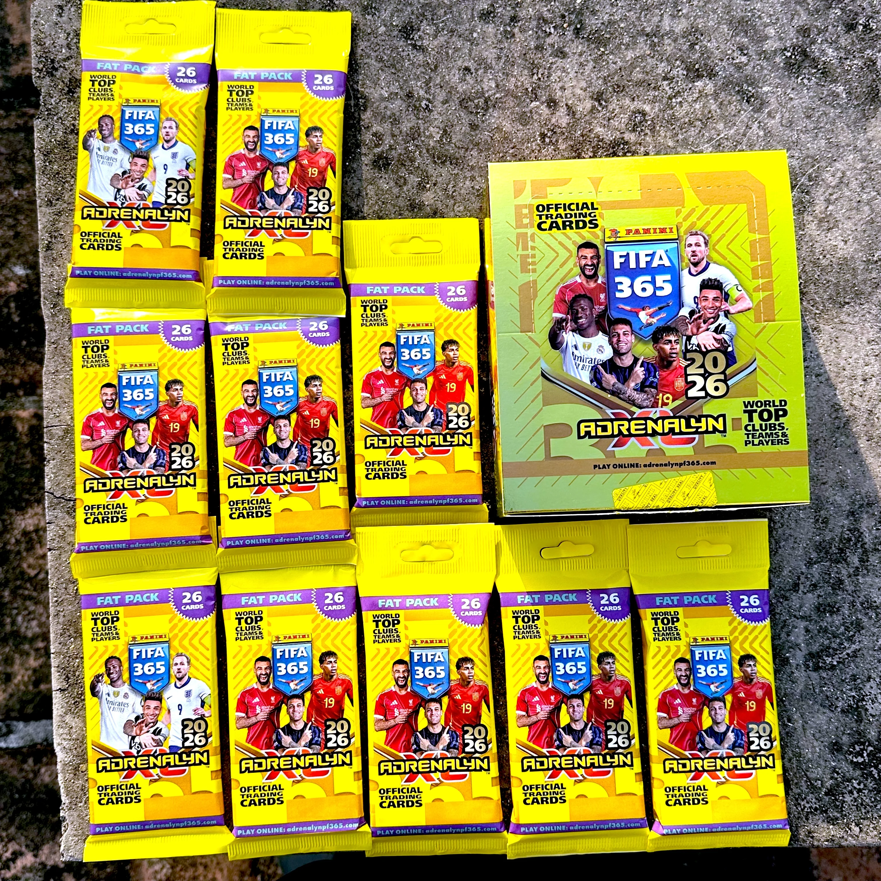PANINI 365 2025/2026 Adrenalyn XL - Fat Pack with 26 Cards Football Trading Cards
PANINI 365 2025/2026 Adrenalyn XL - Fat Pack with 26 Cards Football Trading Cards