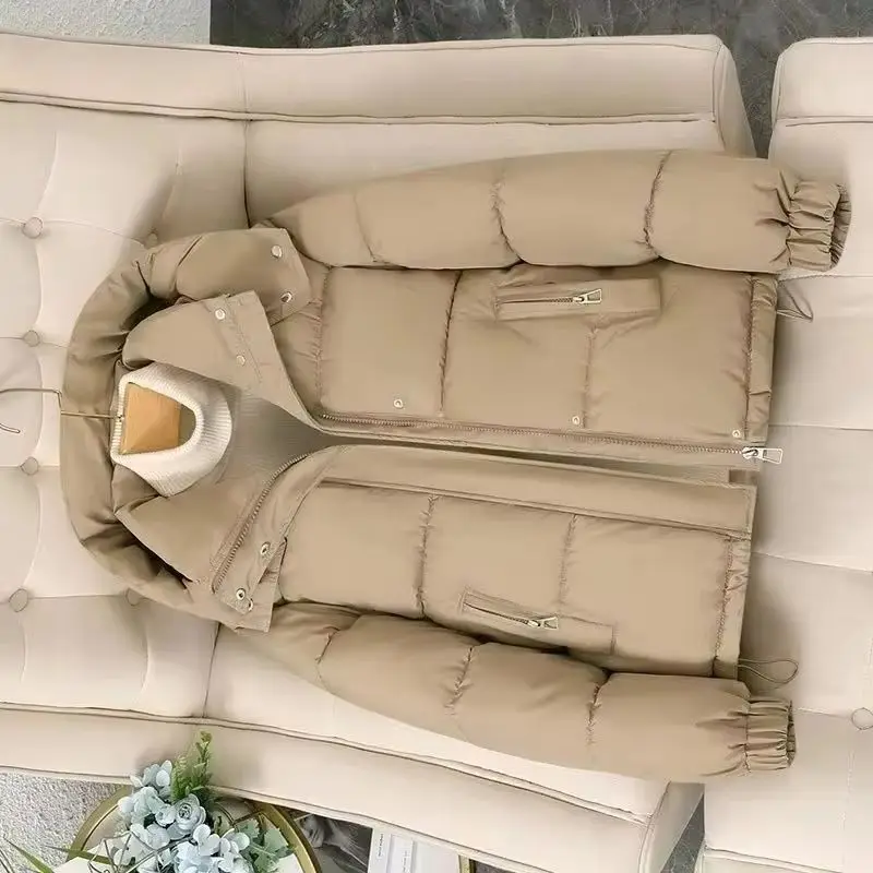 Новинка 2024, зимняя короткая женская куртка, парки, женские пуховые хлопковые толстые теплые куртки, женская повседневная свободная верхняя одежда, пальто
Новинка 2024, зимняя короткая женская куртка, парки, женские пуховые хлопковые толстые теплые куртки, женская повседневная свободная верхняя одежда, пальто