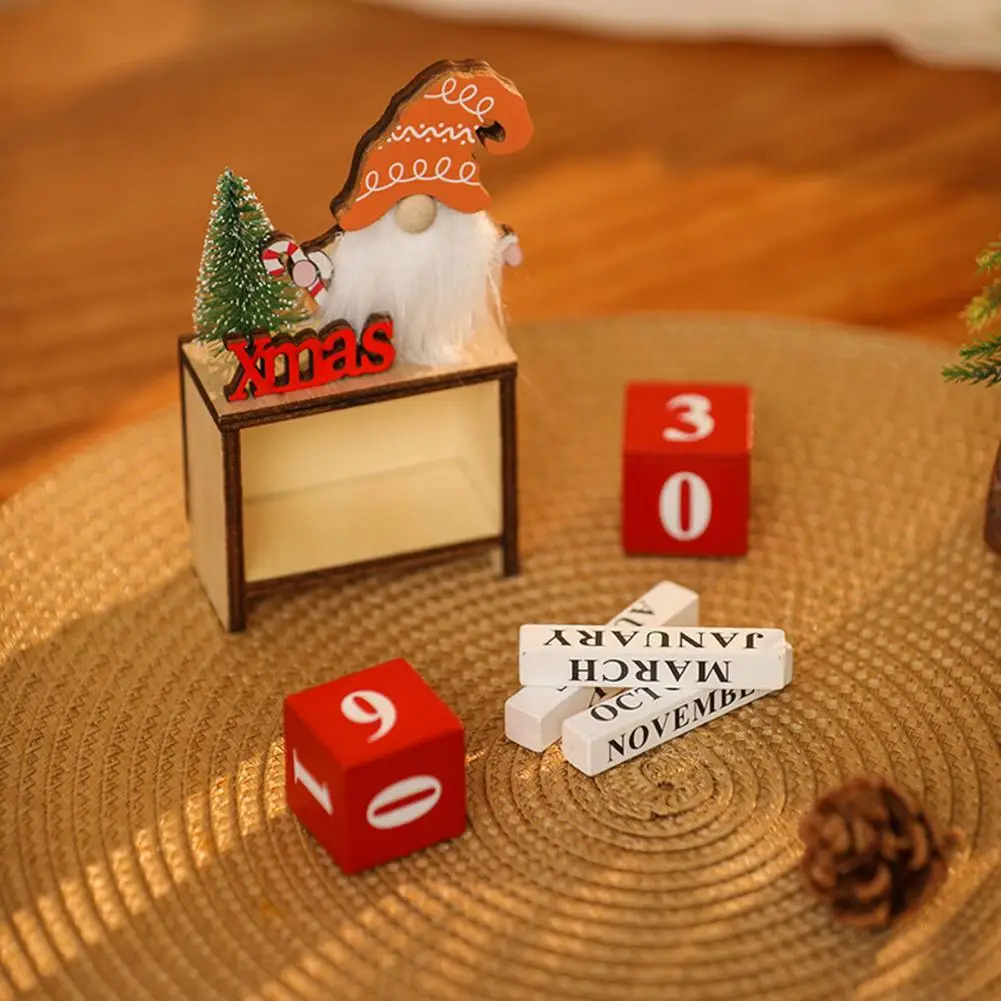 Christmas Party Gifts Wooden Christmas Countdown Calendar Ornament Set for Home Office Decor Festive Holiday Reminder for Xmas
Christmas Party Gifts Wooden Christmas Countdown Calendar Ornament Set for Home Office Decor Festive Holiday Reminder for Xmas