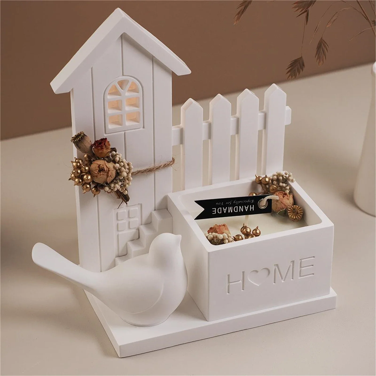 HOME House Fence Flowerpot Silicone Mold DIY Cement Gypsum Epoxy Resin Pouring Ornaments Mold Home Gardening Crafts Decoration
HOME House Fence Flowerpot Silicone Mold DIY Cement Gypsum Epoxy Resin Pouring Ornaments Mold Home Gardening Crafts Decoration
