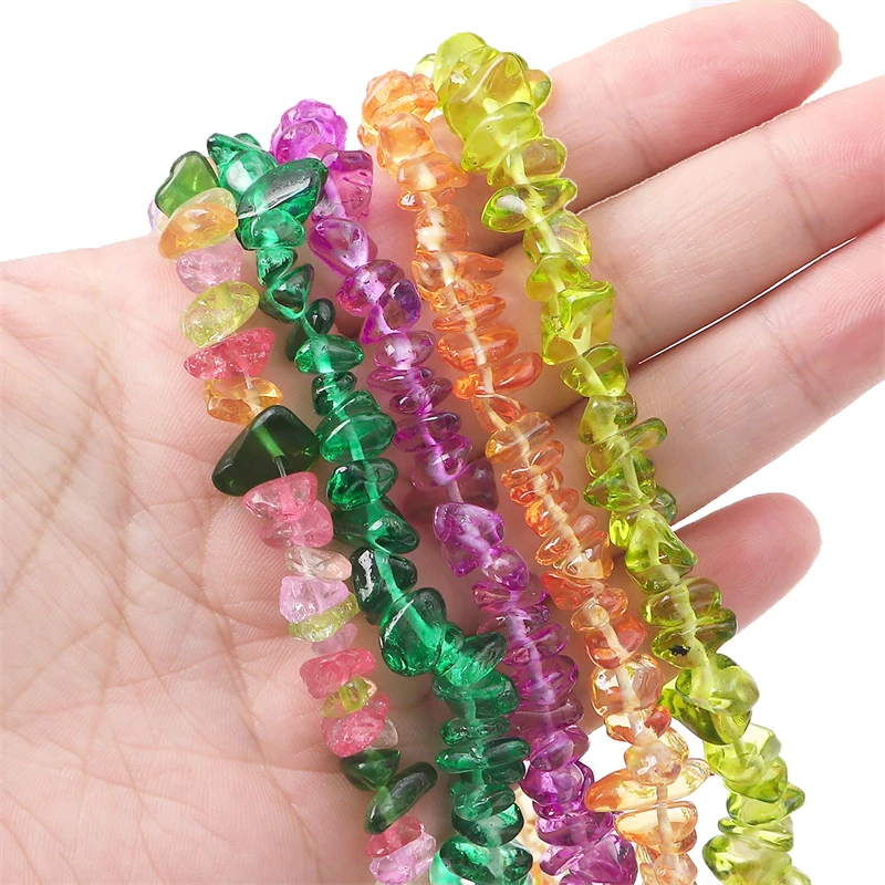 5-10mm Natura Fashion Glass Beads Irregular Gravel Crystal Quartz Loose Beads For Jewelry Making DIY Necklace Bracelet Accessory
5-10mm Natura Fashion Glass Beads Irregular Gravel Crystal Quartz Loose Beads For Jewelry Making DIY Necklace Bracelet Accessory