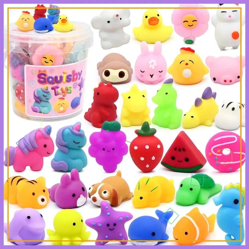 30 Pack Mochi Squishy Toys, Party Favors for Kids, Birthday Gifts, Classroom Prizes, Goodie Bag Stuffers, Mini Fidget Toys Bulk
30 Pack Mochi Squishy Toys, Party Favors for Kids, Birthday Gifts, Classroom Prizes, Goodie Bag Stuffers, Mini Fidget Toys Bulk