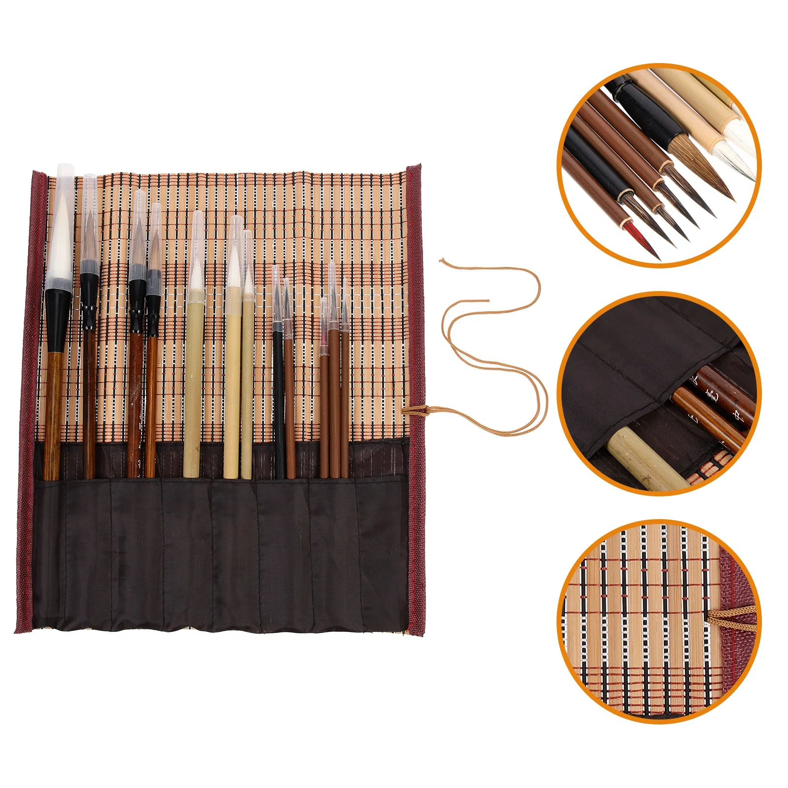 12pcs Calligraphy Brush Set Wood Handle Medium Size Writing Drawing Tools Ideal for Beginners Artists Students Kids
12pcs Calligraphy Brush Set Wood Handle Medium Size Writing Drawing Tools Ideal for Beginners Artists Students Kids