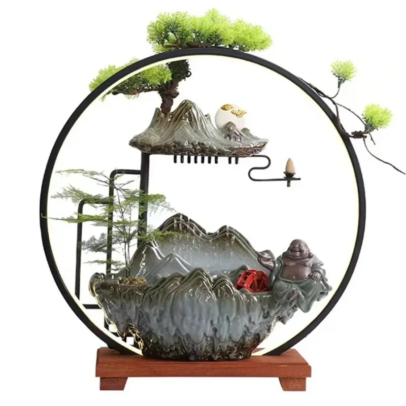 Flowing Water Aperture Office Decoration Home Recirculation Fragrance Chinese Fountain Living Room Humidifier housewarming
Flowing Water Aperture Office Decoration Home Recirculation Fragrance Chinese Fountain Living Room Humidifier housewarming