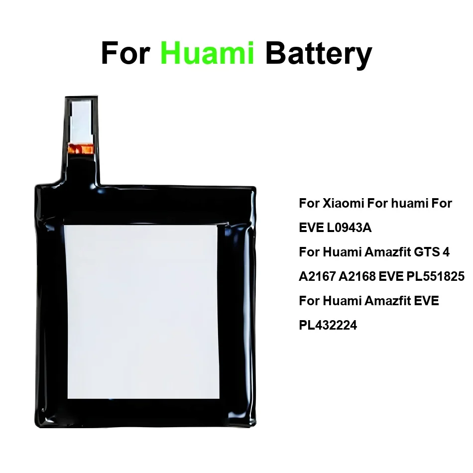 Аккумулятор для часов высокой емкости 280-420 мАч для Xiaomi Huami, Eve l0943a, PL432224, PL551825, Amazfit Gts 4
Аккумулятор для часов высокой емкости 280-420 мАч для Xiaomi Huami, Eve l0943a, PL432224, PL551825, Amazfit Gts 4