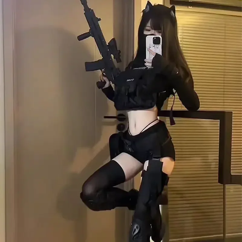2026 Halloween Commando Units Girl Cosplay Costume Adult Women Sexy Tactical Outfit with Cat Ear Headwear Top Selling Item
2026 Halloween Commando Units Girl Cosplay Costume Adult Women Sexy Tactical Outfit with Cat Ear Headwear Top Selling Item