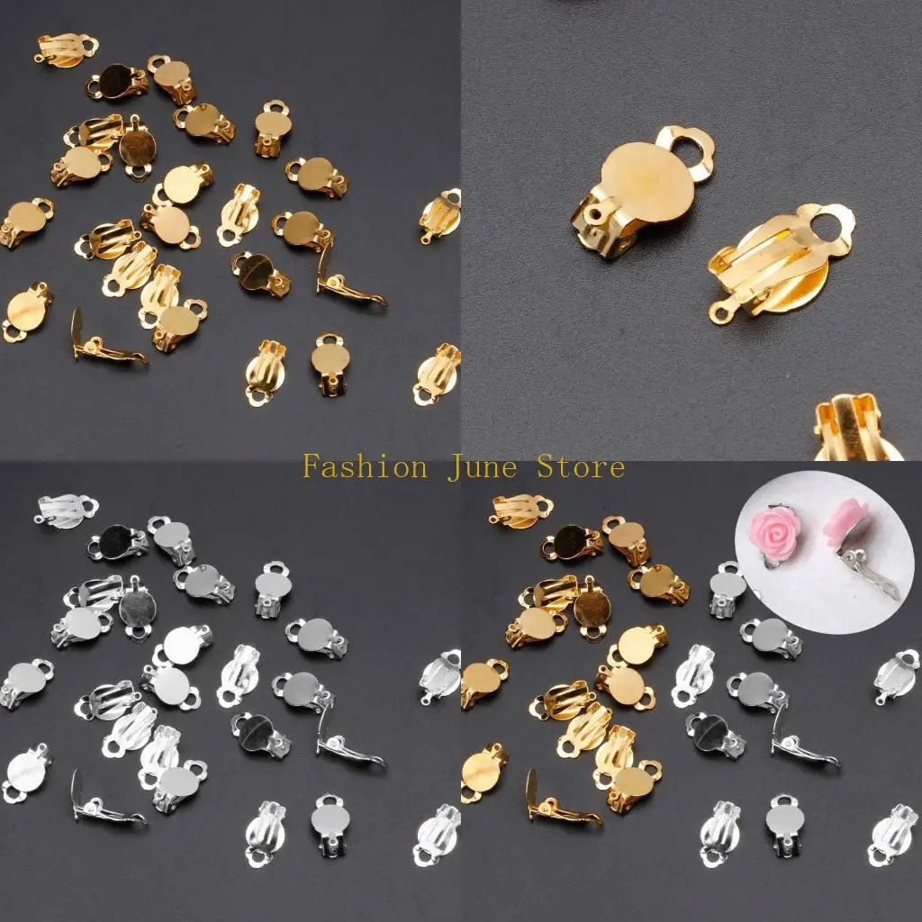 N5KA 50 шт./компл. серьги-клипсы, круглые серьги с плоским лотком, пустые серьги
N5KA 50 шт./компл. серьги-клипсы, круглые серьги с плоским лотком, пустые серьги