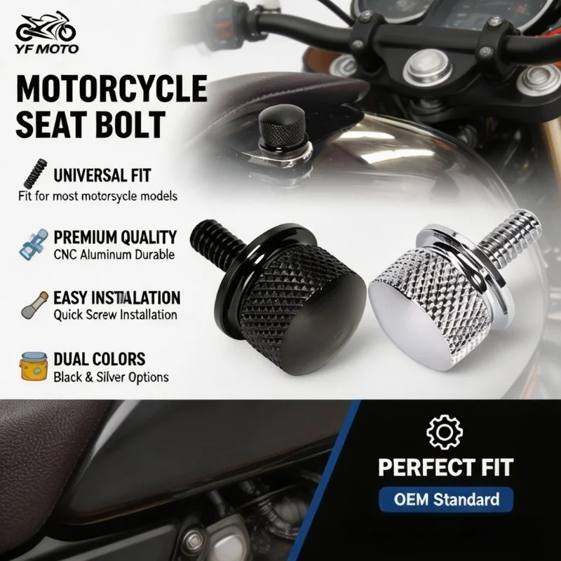 Durable Aluminum Rear Fender Seat Bolt Screw Nut Cap for Harley Touring Sportster XL Dyna Softail 1996-2019 Easy Install
Durable Aluminum Rear Fender Seat Bolt Screw Nut Cap for Harley Touring Sportster XL Dyna Softail 1996-2019 Easy Install