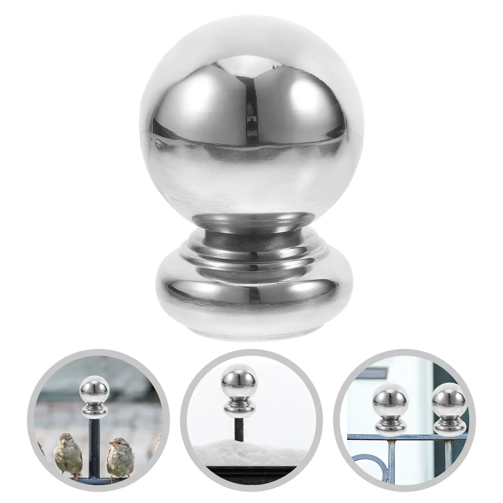 Stair Guardrail Balls Round Stainless Steel Fence Post Tops Classic Metal Decorative Hand Railing Replacement Durable
Stair Guardrail Balls Round Stainless Steel Fence Post Tops Classic Metal Decorative Hand Railing Replacement Durable