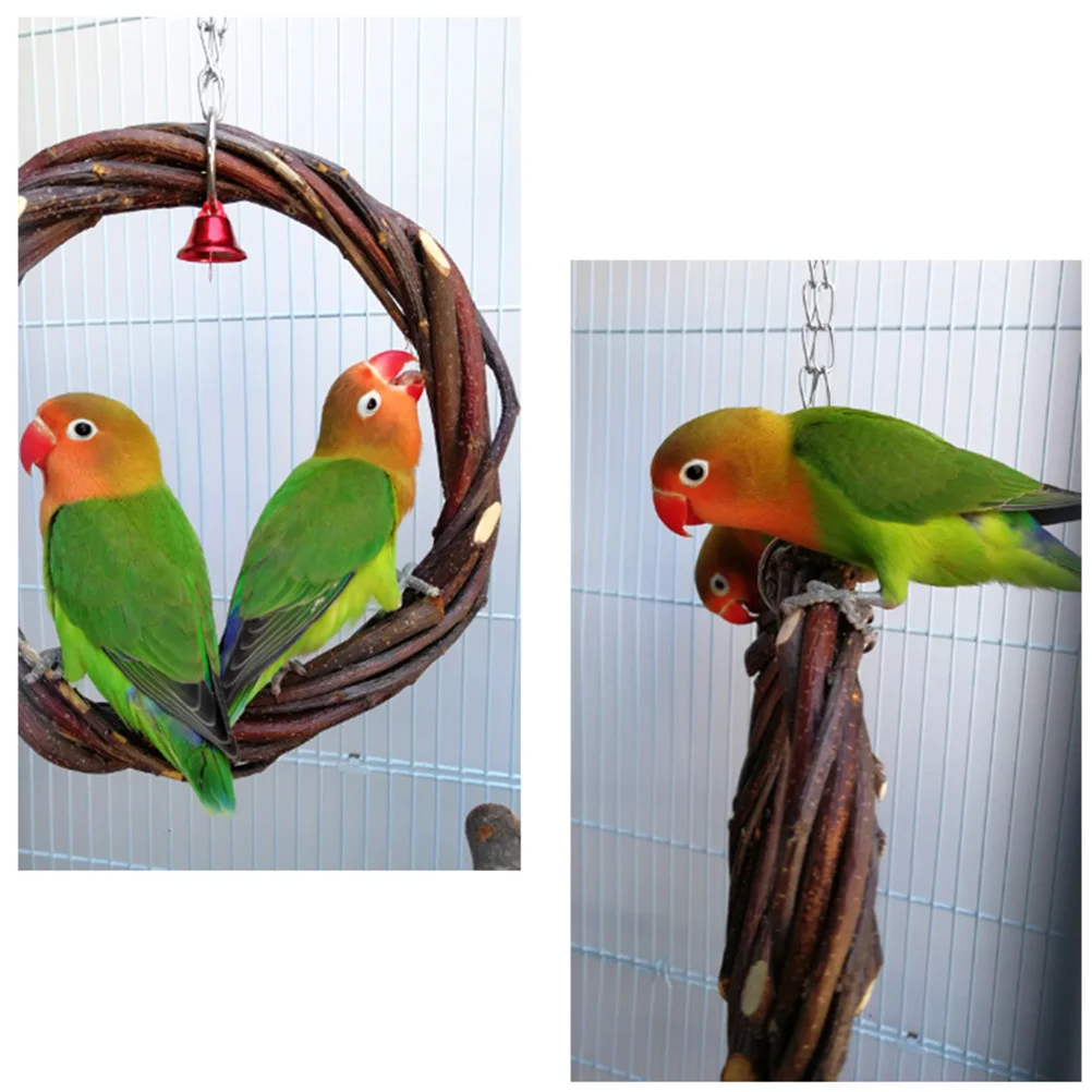 Durable Eco-Friendly Parrot Swing Braided Ring Bird Stand Rattan Bite Entertainment Pet Accessories Pet Bite
Durable Eco-Friendly Parrot Swing Braided Ring Bird Stand Rattan Bite Entertainment Pet Accessories Pet Bite