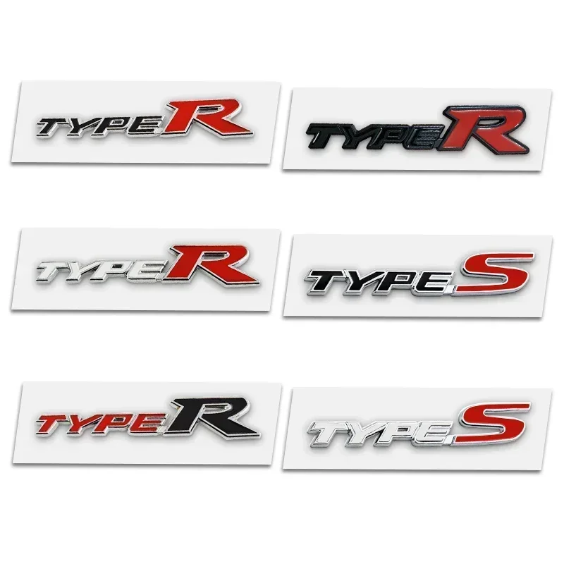 3D Metal Type S Logo Type R Emblem Letters Car Trunk Badge For Honda H Accord Civic FK2 FN2 EP3 Type S R Sticker Accessories
3D Metal Type S Logo Type R Emblem Letters Car Trunk Badge For Honda H Accord Civic FK2 FN2 EP3 Type S R Sticker Accessories