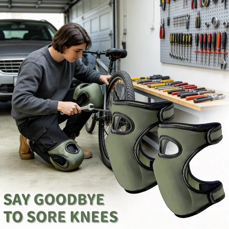 Ergonomic Knee Pads Professional Knee Pads Thick Foam Padding Double Strap Design Adjustable Work Knee Pads Breathable Design
Ergonomic Knee Pads Professional Knee Pads Thick Foam Padding Double Strap Design Adjustable Work Knee Pads Breathable Design