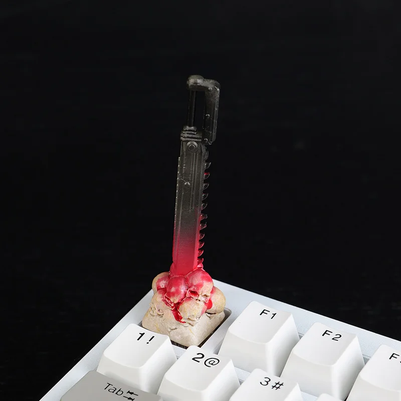 Creative three-dimensional keycap chainsaw skull personalized keycap embossed cross resin monomer peripheral mechanical keyboard
Creative three-dimensional keycap chainsaw skull personalized keycap embossed cross resin monomer peripheral mechanical keyboard