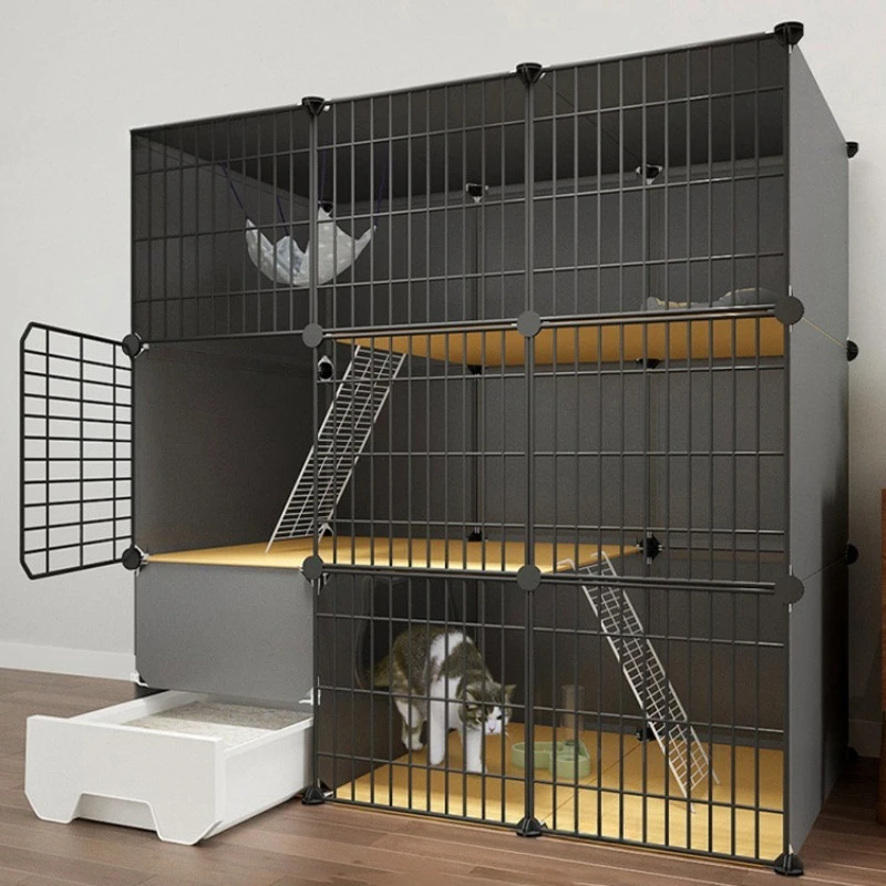 Resin Iron Net Large Cat Cages Free Space Cat Villa Home with Toilet Cage for Cats Indoor Household Luxury Cat Cage Set Dog Cage
Resin Iron Net Large Cat Cages Free Space Cat Villa Home with Toilet Cage for Cats Indoor Household Luxury Cat Cage Set Dog Cage
