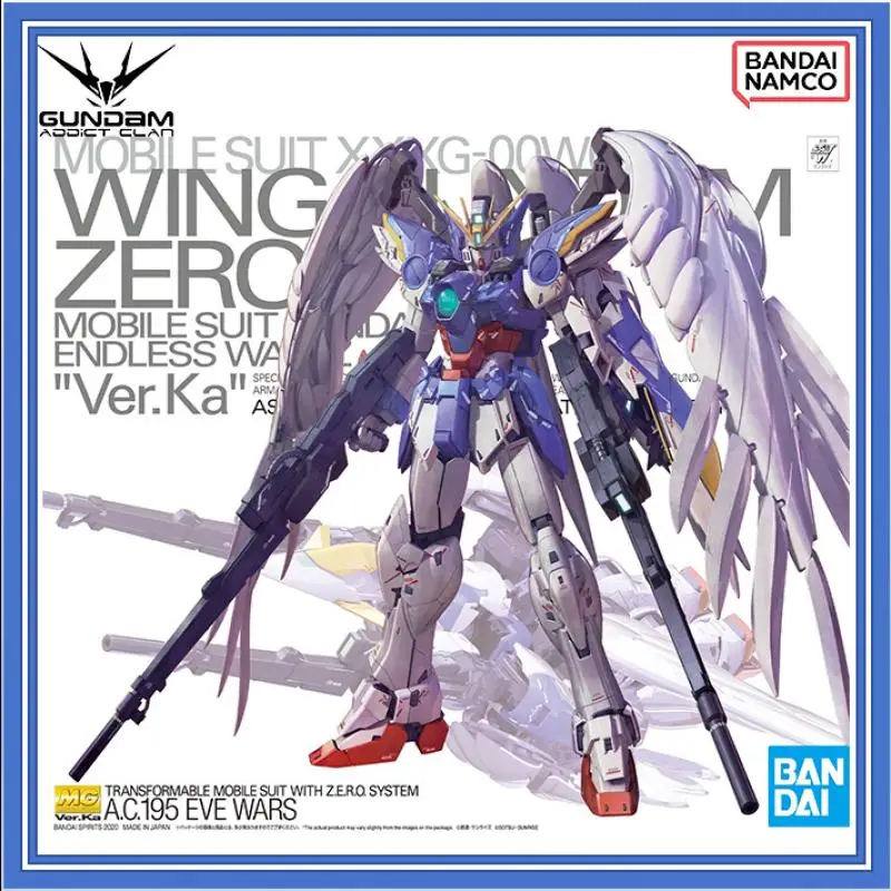 Bandai Authentic MG Wing Zero EW Ver.Ka (версия Ka) 2,0 мобильный костюм Gundam, оснащенный перьями, официальный пластиковый комплект модели сборки
Bandai Authentic MG Wing Zero EW Ver.Ka (версия Ka) 2,0 мобильный костюм Gundam, оснащенный перьями, официальный пластиковый комплект модели сборки