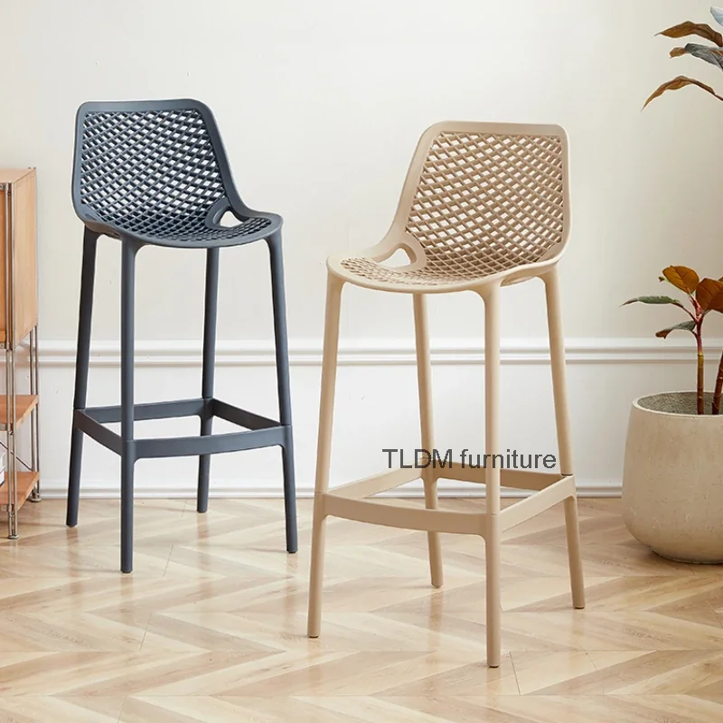 Design Plastic Bar Stool Simple Modern High Minimalist Dining Chair Coffee Island Stuhl Sandalye Cadeiras Bar Furniture HD50BY
Design Plastic Bar Stool Simple Modern High Minimalist Dining Chair Coffee Island Stuhl Sandalye Cadeiras Bar Furniture HD50BY