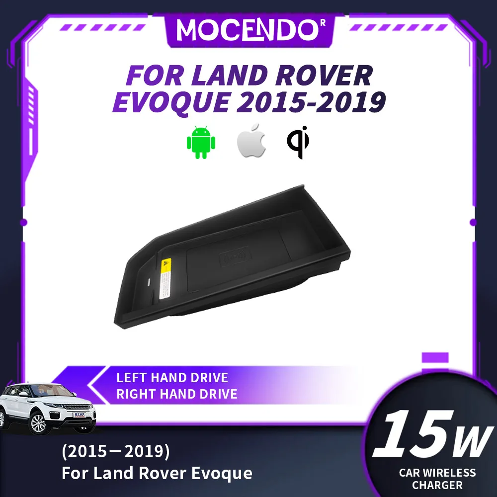 Universal Car Wireless Charger Holder Compatible with Land Rover Evoque 2015-2019 - Auto Accessory for Xiaomi iPhone
Universal Car Wireless Charger Holder Compatible with Land Rover Evoque 2015-2019 - Auto Accessory for Xiaomi iPhone