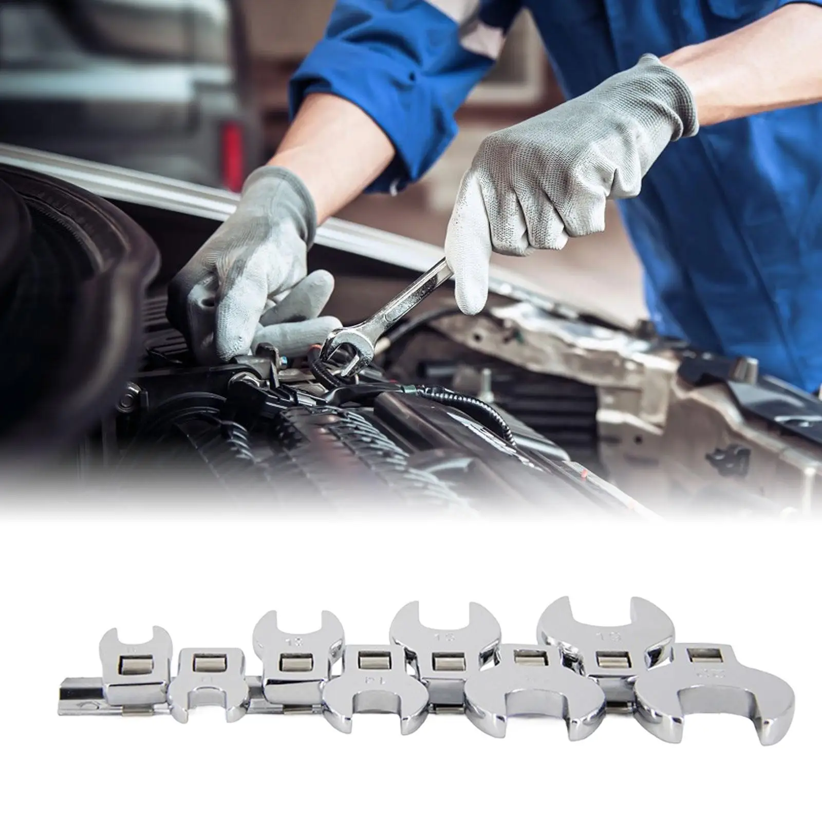 3/8 inch Crowfoot Wrench Repair Tool for Automotive Repair Work Repairs
3/8 inch Crowfoot Wrench Repair Tool for Automotive Repair Work Repairs