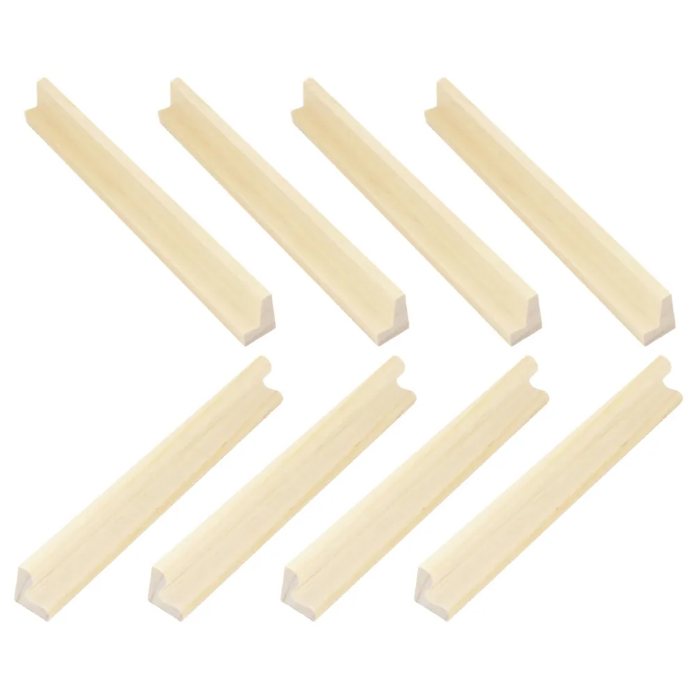8 Pcs Wooden Letter Ornaments Diy Domino Holders Bases Accessory Bracket Tray Racks
8 Pcs Wooden Letter Ornaments Diy Domino Holders Bases Accessory Bracket Tray Racks