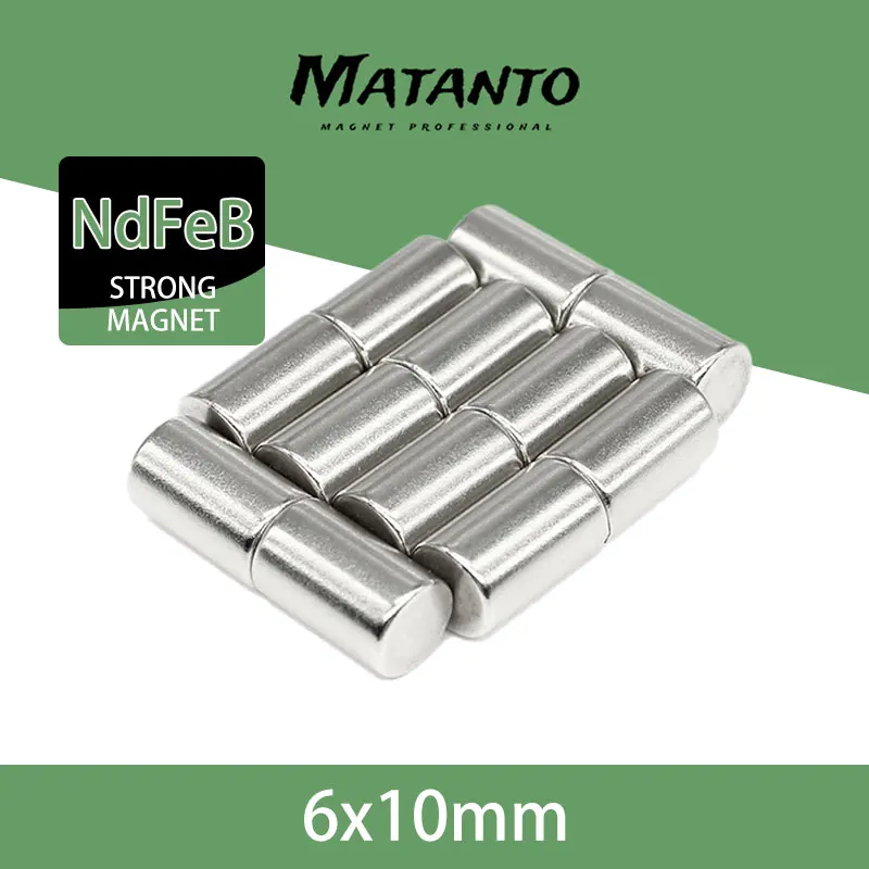 10/20/50/100/200PCS 6x10mm Search MinorMagnet Diameter 6mmx10mm Bulk Small Round Magnet 6x10mm Neodymium Disc Magnet 6*10mm
10/20/50/100/200PCS 6x10mm Search MinorMagnet Diameter 6mmx10mm Bulk Small Round Magnet 6x10mm Neodymium Disc Magnet 6*10mm