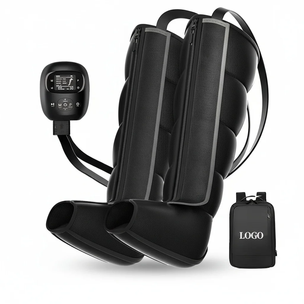 Air Compression Leg Massager, 5 Chamber 60-200mmHg Sequential Pressure Therapy Machine, Leg Recovery System for Muscle Care
Air Compression Leg Massager, 5 Chamber 60-200mmHg Sequential Pressure Therapy Machine, Leg Recovery System for Muscle Care