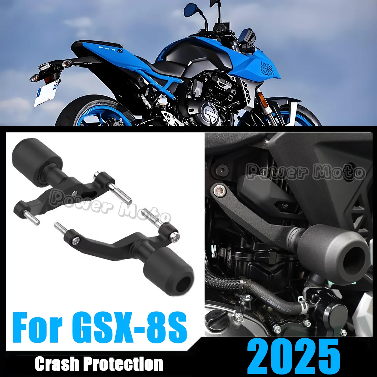 Fit For GSX-8S GSX8S 2025 Motorcycle CNC Falling Protection Frame Slider Fairing Guard Anti Crash Pad Protector
Fit For GSX-8S GSX8S 2025 Motorcycle CNC Falling Protection Frame Slider Fairing Guard Anti Crash Pad Protector