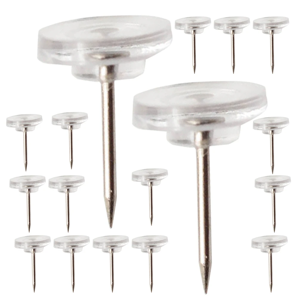 100 Pcs Flat-head Round I-shaped Nails Bulletin Board Push Pins Corkboard Cute Clear for Wall Hanging Pushpins Plastic Office
100 Pcs Flat-head Round I-shaped Nails Bulletin Board Push Pins Corkboard Cute Clear for Wall Hanging Pushpins Plastic Office