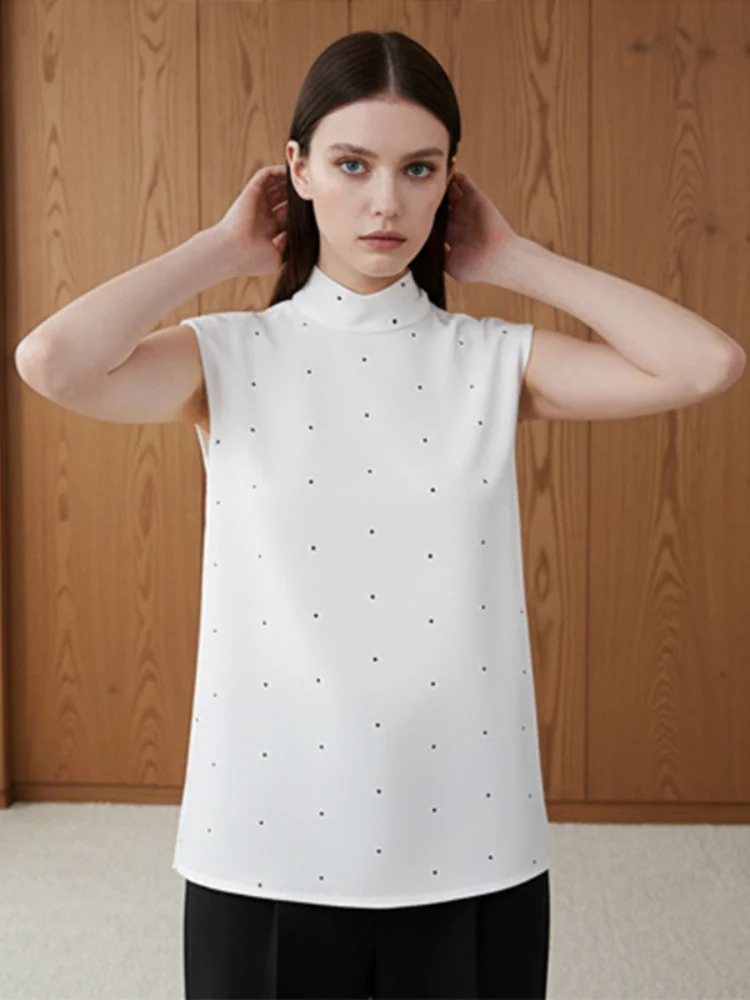 Solid White Ruched Lady Blouse Chic High Neck Tie Back Sleeveless Backless Button Front Top Office Date Streetwear Top 2026
Solid White Ruched Lady Blouse Chic High Neck Tie Back Sleeveless Backless Button Front Top Office Date Streetwear Top 2026