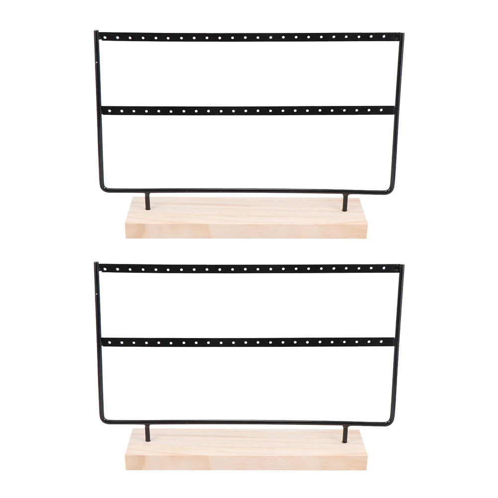 2pcs Earring Display Stand Holder Wood Organizer Jewelry Stud Accessories Long Service Stable Base Ideal Placement Rack
2pcs Earring Display Stand Holder Wood Organizer Jewelry Stud Accessories Long Service Stable Base Ideal Placement Rack