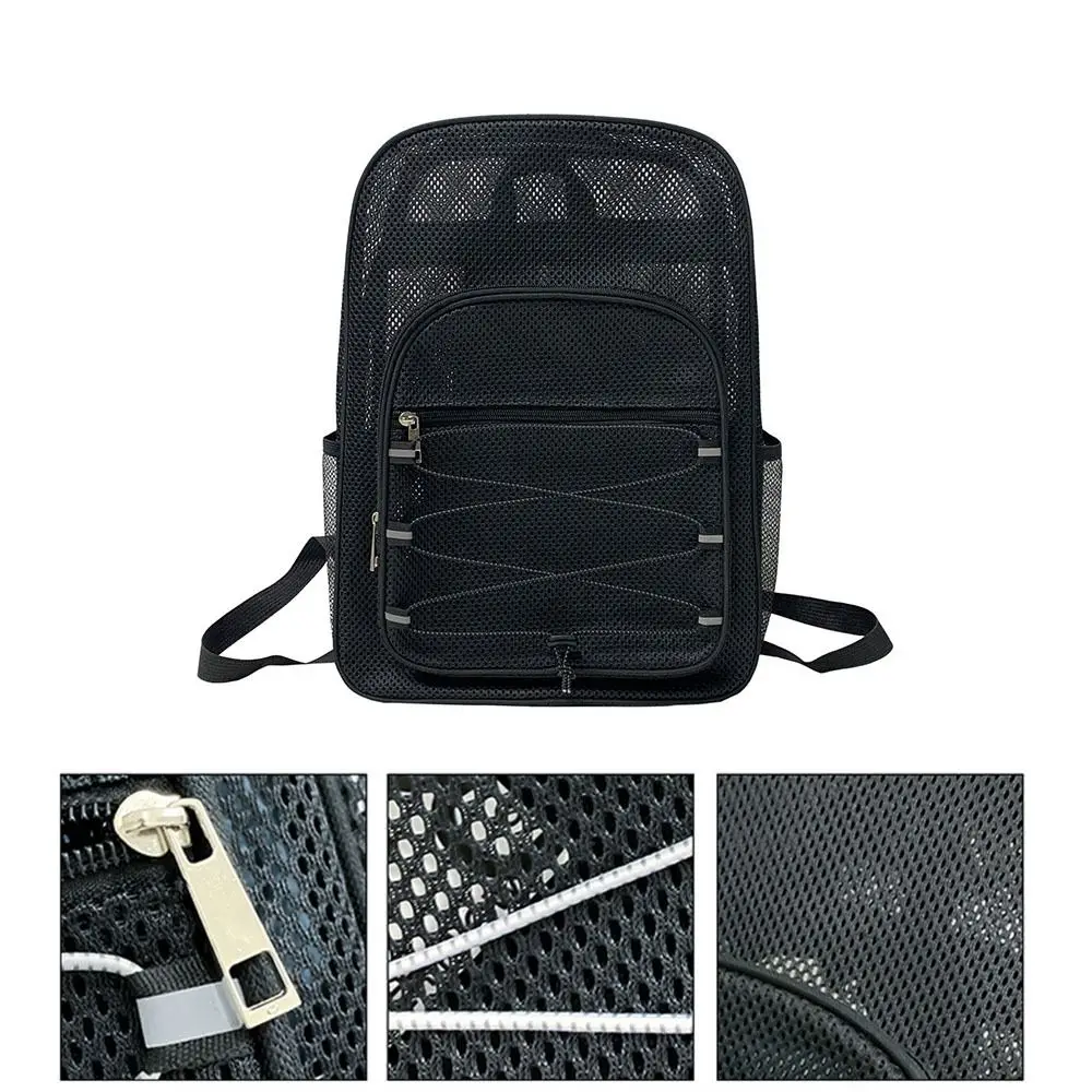 Portable Mesh Backpack Large Capacity Multi-compartment Students School Bags Side Pockets Comfortable Fitness Training Bag Gym
Portable Mesh Backpack Large Capacity Multi-compartment Students School Bags Side Pockets Comfortable Fitness Training Bag Gym