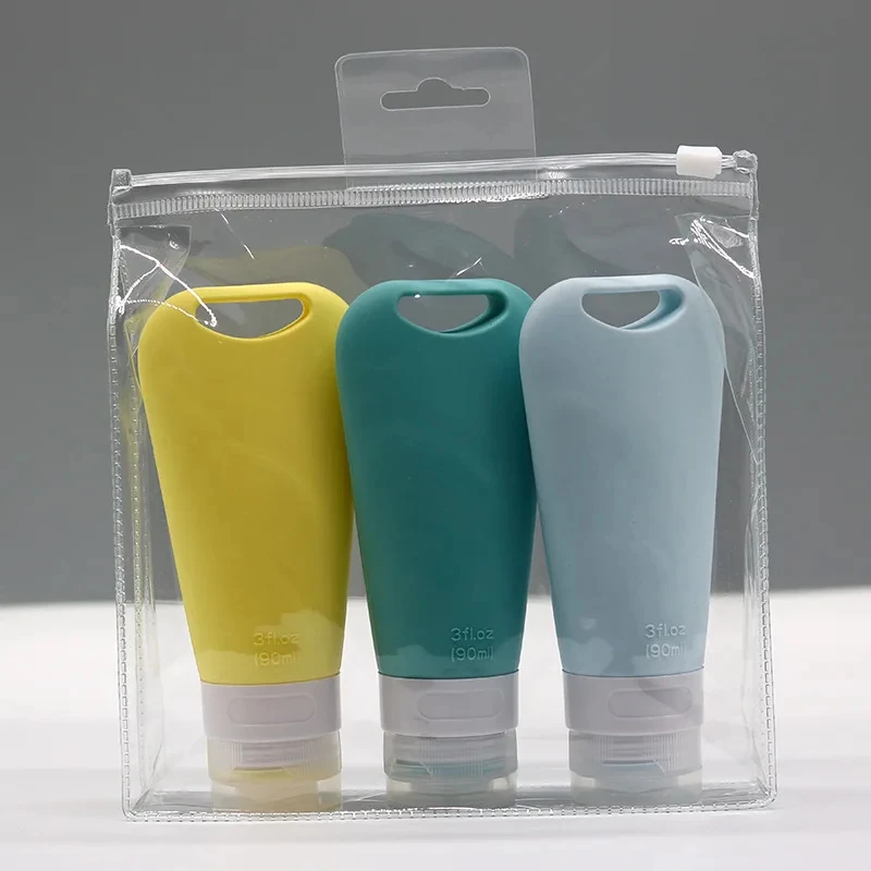 90ml Travel Portable Silicone Set-bottling Makeup Dispensing Storage Bottle Container Lotion Toner Cream Shampoo Body Wash Tool
90ml Travel Portable Silicone Set-bottling Makeup Dispensing Storage Bottle Container Lotion Toner Cream Shampoo Body Wash Tool