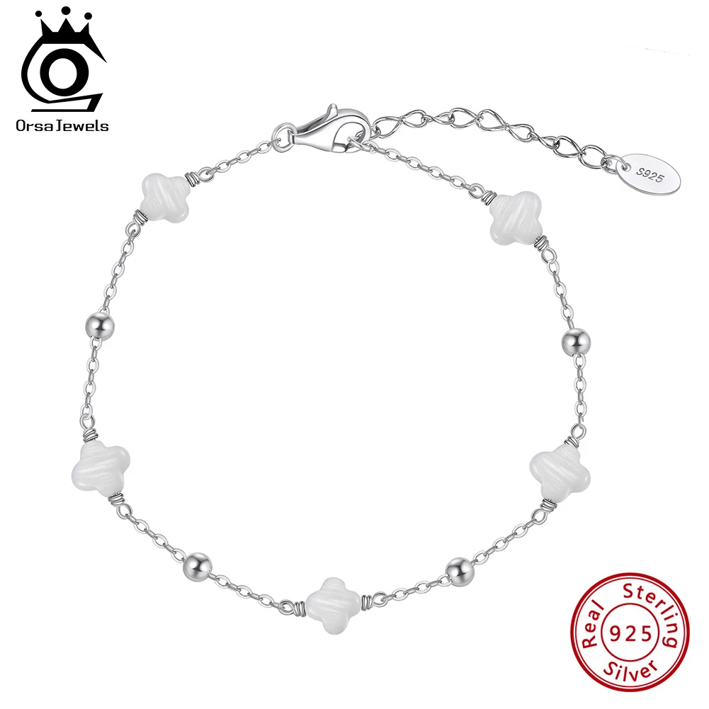 ORSA JEWELS Lucky Clover, женские браслеты на руку, очаровательные цветы клевера, подарки, браслет из натурального серебра 925 пробы, браслет GMB65
ORSA JEWELS Lucky Clover, женские браслеты на руку, очаровательные цветы клевера, подарки, браслет из натурального серебра 925 пробы, браслет GMB65