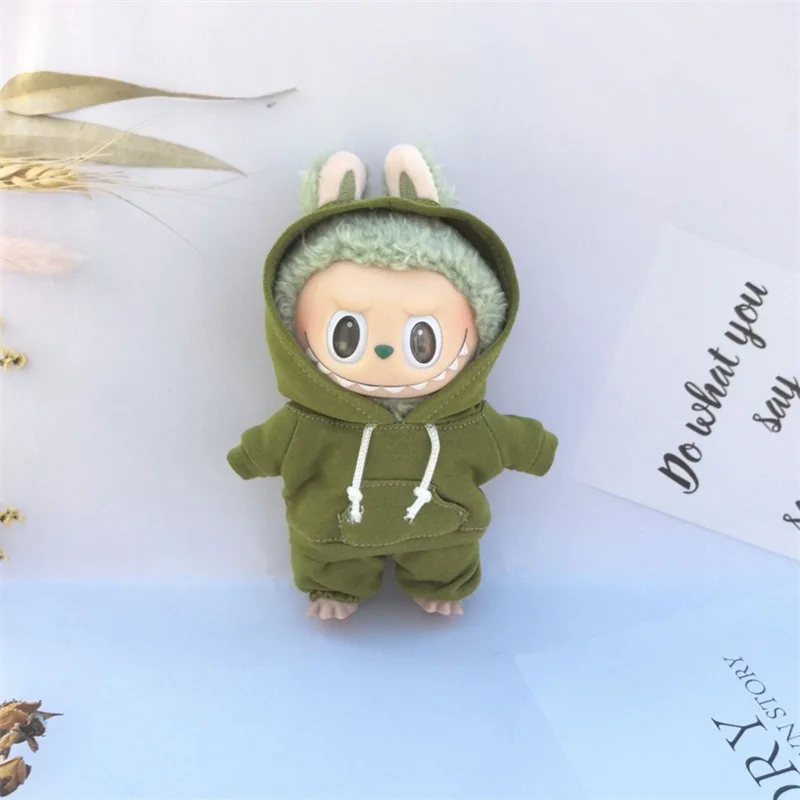 Only Clothes Mini Doll'S 17cm Vinyl Labubu Macaroon Plush Key Chain Doll With Sweater Pants Suit Set Clothing Gift
Only Clothes Mini Doll'S 17cm Vinyl Labubu Macaroon Plush Key Chain Doll With Sweater Pants Suit Set Clothing Gift