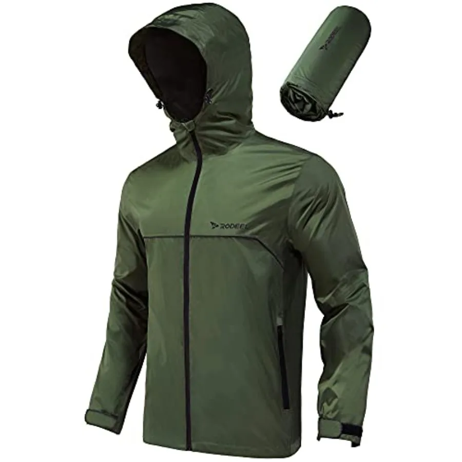 Men's Waterproof Rain Lightweight Reusable Hiking Hooded Coat Jacket for Outdoor Activities
Men's Waterproof Rain Lightweight Reusable Hiking Hooded Coat Jacket for Outdoor Activities