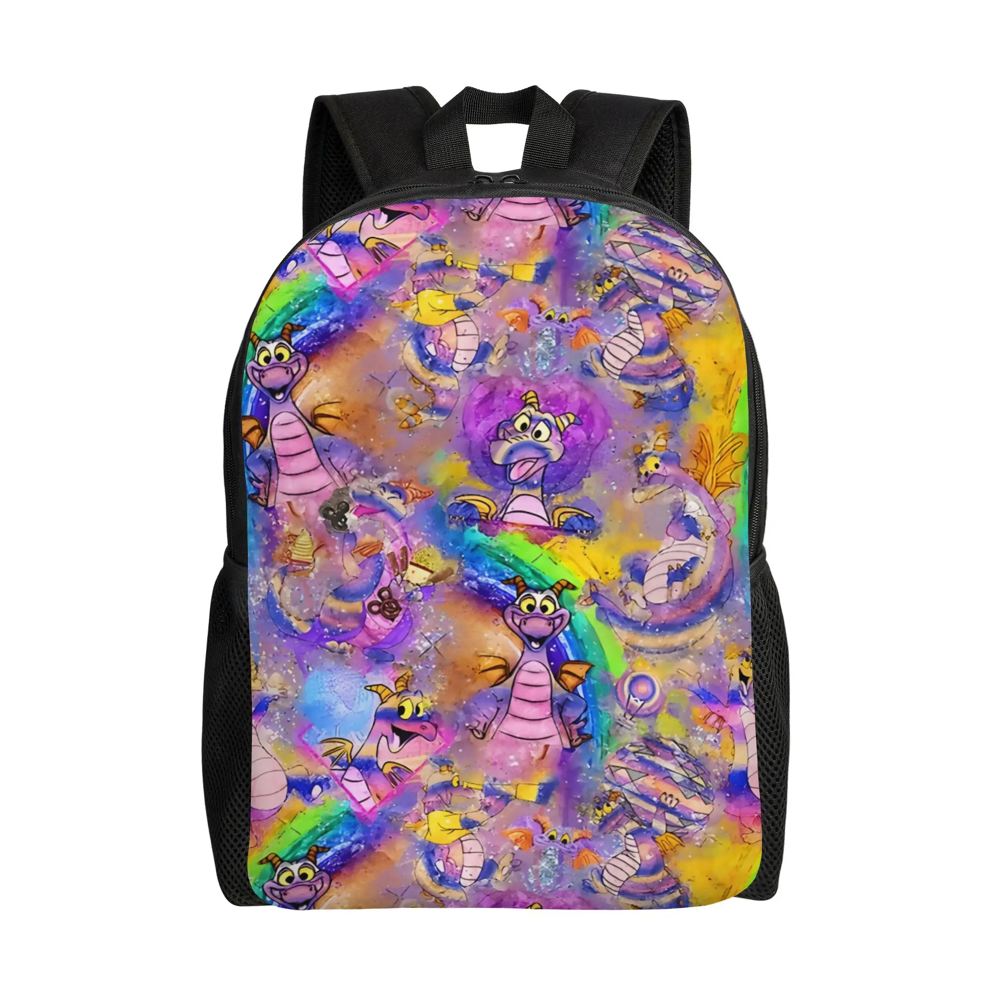 Walt Cartoon Daypack Back to school season Figment Watercolor Rainbow Large Capacity Backpack
Walt Cartoon Daypack Back to school season Figment Watercolor Rainbow Large Capacity Backpack