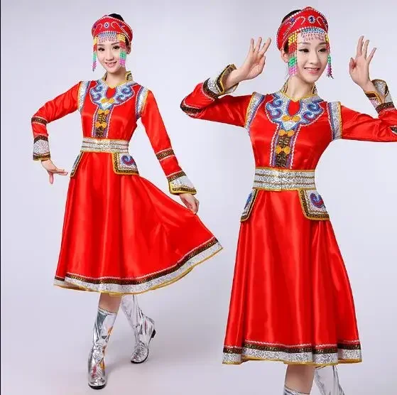 Mongolian Costumes Inner Dance Dress Women Chinese Folk Vintage Stage Classical Red
Mongolian Costumes Inner Dance Dress Women Chinese Folk Vintage Stage Classical Red